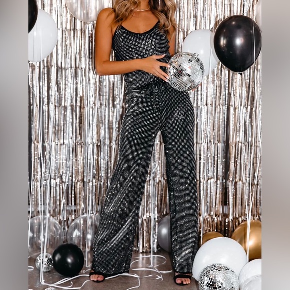 Vici Other - Vici Disco Doll Black Rhinestone Set NYE Look